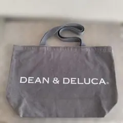 DEAN & DELUCA グレー トートバッグ　Lサイズ