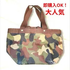 ROOTOTE 迷彩柄 カモフラ トートバッグ 自立型 ルーポケット付きのサムネイル
