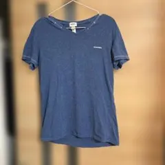 DIESEL ネイビー Vネック Tシャツ M