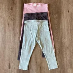 H&M レギンスパンツ3本セット