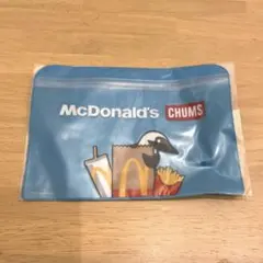 【新品】マクドナルド× CHUMS ジッパーポーチ