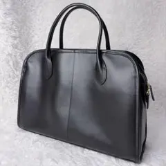 美品 SHIPS別注】ボルドリーニセレリア ハンドバッグ 黒 本革