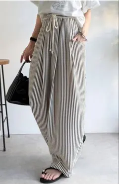 【美品♡】JaVaコラボサッカー素材ビックポケットイージーパンツ