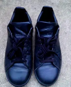 アディダス adidas　スタンスミス　黒レザー