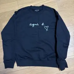 アニエスベー ハート刺繍 トレーナー サイズ3