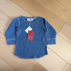 【新品未使用】デニム&ダンガリー　デニタン　HOSO ワッフルロンT 90cm