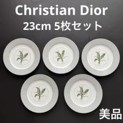 【未使用品/専用箱あり】Christian Diorお皿セット（大1枚、小5枚） 未使用品/専用箱あり】Christian Diorお皿セット（大1枚、小5枚