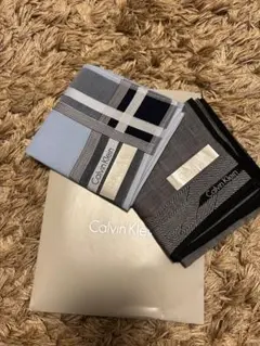 Calvin Klein ハンカチ 2枚セット
