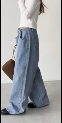 完売品　CANALJEAN diggityボタンポケットデニムパンツ Sサイズのサムネイル