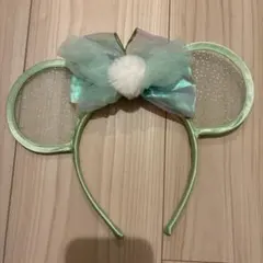 ミッキー耳カチューシャ ミントグリーン/ティンカーベル