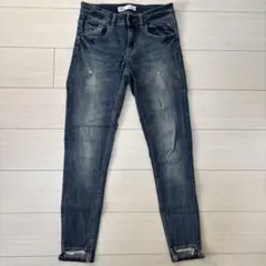ZARA ダメージスキニーパンツ サイズ24