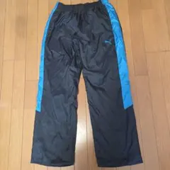PUMA ロングパンツ ブラック ブルー　Mサイズ