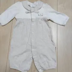 ツーウェイ・ドレスオール ホワイト/ベージュ 50～70cm