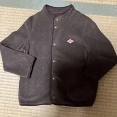 ☆ DANTON ノーカラージャケット フリースジャケット