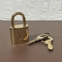 ルイヴィトン　パドロック鍵2個付き　南京錠No.321