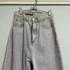 Kastane ハイウエストデニムパンツ パープル 紫　新品