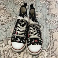 converseのミッキーマウス ハイカットスニーカー キッズ用