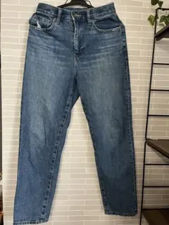 UNIQLO ユニクロ ワイドストレートジーンズ ブルー 23（58.5cm）