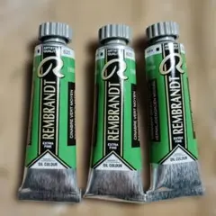 ターレンスレンブラント油絵具　シナバーグリーンミディアム