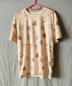 Sanrio characters ベビー 쿠로미 &マイメロ総柄 半袖Tシャツ L