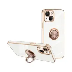 iPhone 14 Plus ケース リング付き 耐衝撃 ソフト TPU