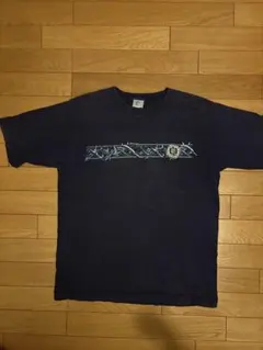 Utility Tシャツ ネイビー 有刺鉄線プリントのサムネイル