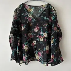 alicia PAGEBOY 花柄シャツ