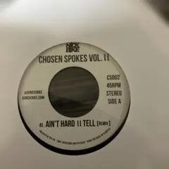 7インチCHOSEN SPOKES VOL. II / DJ NICK BIKE