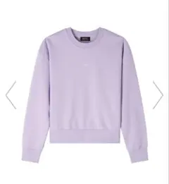 ★Mmm様★A.P.C. ラベンダー　クルーネックトレーナー　スエットシャツのサムネイル