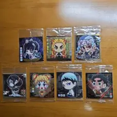 【新品未開封】 鬼滅の刃 ディフォルメシール ウエハース 7枚セット
