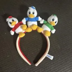 ドナルドダック ぬいぐるみ付きカチューシャ