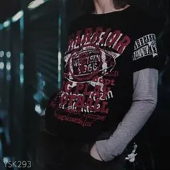 00s archive Y2K Grung モノトーン カットソー