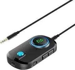Bluetooth5.0トランスミッター レシーバー ブラック