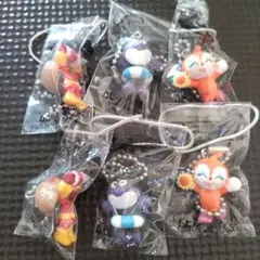 アンパンマン ムヒ マスコットキーホルダー 6個セット　非売品