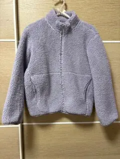 薄紫 フリースジャケット 100cm~