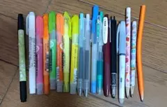 文房具セット 18本 シャーペン 鉛筆 ボールペン マーカー ネームペン