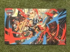 メガルカリオ プレイマット 海外大会の賞品として配布されるデッキシールド、プレイマットが公開