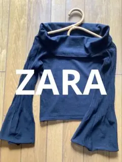 ZARAシアートップス新品未使用　黒ブラック