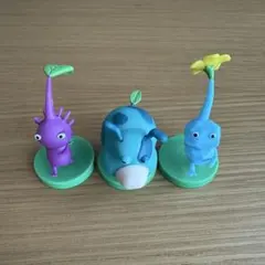 ピクミン　チョコエッグ　氷＋モス＋紫　３体