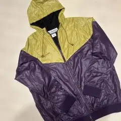 コロンビア ナイロンジャケット　XL ナイロン パープル イエロー