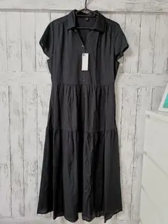 GU ブラック シャツワンピース Lサイズ