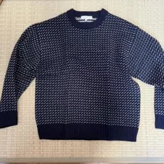 THE SHOP TK ネイビー セーター Mのサムネイル