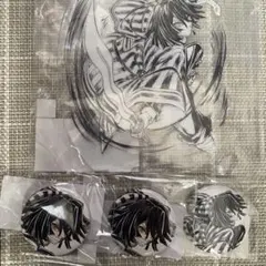 【鬼滅の刃】　伊黒小芭内　幕間画　WEBショップくじ　アクスタ　缶バッジ