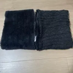 フリース ネックウォーマー 2枚セット