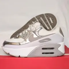 美品☆NIKE AIR MAX 90 LV8 グリッター ラメ 厚底 25cm - メルカリ