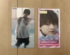 浮所飛貴　長尾謙杜　厚紙　ゲームキャラ風カード