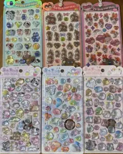 うるちゅるポップシール　6種セット