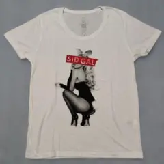 新品未使用 SID GAL バニーガールグラフィック Tシャツ ホワイトサイズМ