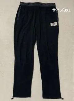 リーボック　フリースパンツ　ジャージ下　ブラック　カモフラ　サイズ3XL