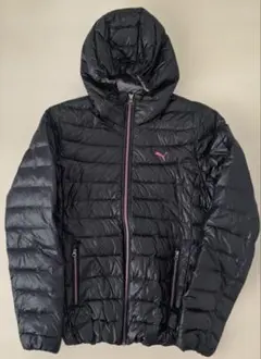 PUMA レディース ダウンジャケット Lサイズ ブラック フード付き